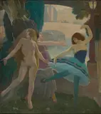 Eric Robertson, LE RONDE ETERNEL, oil on canvas