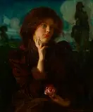 Maurice Greiffenhagen, MISS SYBIL WALLER, oil on canvas