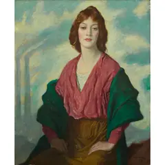 William Strang, THE MILL GIRL, oil on canvas