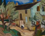 John Maclauchlan Milne, SOUTH OF FRANCE, oil on board