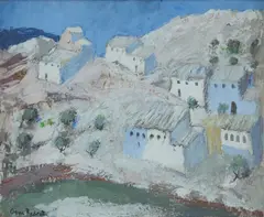 Anne Redpath, ANDALUSIA, oil on board