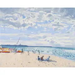 Charles Simpson, SARDINIAN SKY, oil on board