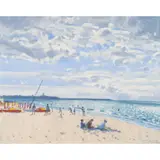 Charles Simpson, SARDINIAN SKY, oil on board