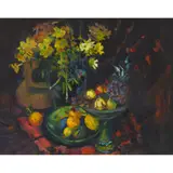 Marion Drummond, AUTUMN HARVEST, oil on board