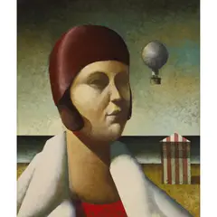 Stephen Mangan, FLYING, Oil on canvas