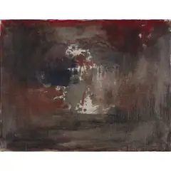 UNTITLED by William Johnstone, oil on canvas, sold Aug 2025