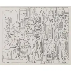Eduardo Paolozzi, DESIGN, Pencil