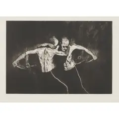 Ken Currie, HUMO HUMINI LUPUS II, 2006, Etching, 2/70