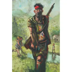 Peter Howson, CLEANSER 7TH BRIGADE 2, 1993-94, Oil on canvas