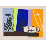 Bruce McLean, SPAGHETTI ALLA VONGOLE, 1995, Screenprint, 248/500