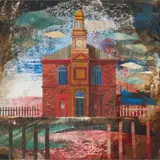 Edward Kluz, PORTOBELLO OLD PARISH CHURCH, 2011, Mixed media and collage