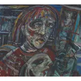 Joyce W. Cairns, REFLECTING THE PAST, Mixed media on paper