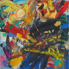 Duncan Shanks, THE STORM'S CENTRE, acrylic on paper