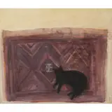 Elizabeth Blackadder, CAT ON A KELIM -1976
