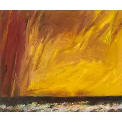 AFTER THE RAIN, GULLANE by John Houston, oil on canvas, sold Aug 2025
