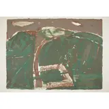 Elizabeth Blackadder, ROMAN WALL I: CASTLE NICK (ALLAN 7), 1963, Lithograph on Crisbrook paper, 48/50