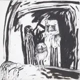John Bellany, OMINOUS PRESENCE, oil on canvas