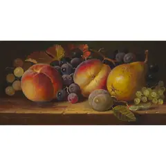 Raymond Campbell, FRUIT ON A LEDGE, oil on board