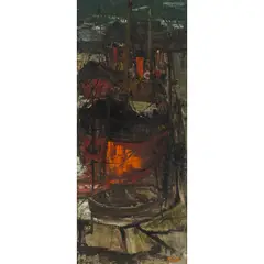 James Watt, GREENOCK HARBOUR, oil on canvas