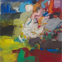 Duncan Shanks, STUDY FOR PASSING SHOWER, Acrylic on paper