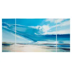 Sarah Carrington, MORNING CLOUDS OVER MULL FROM IONA, oil on canvas