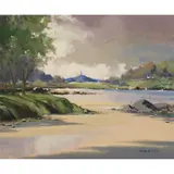 George K. Gillespie, SCRABO FROM MAHEE ISLAND, CO. DOWN, oil on canvas