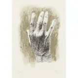 Henry Moore, THE ARTIST'S HAND I, 1979, Lithograph, 6/50