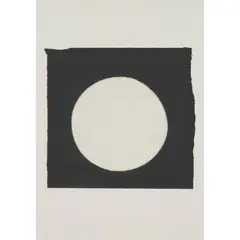 Philip Reeves, UNTITLED (MOON FORM), mixed media collage and intaglio monoprint