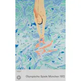 David Hockney, OLYMPISCHE SPIELE MÜNCHEN (BAGGOTT 34), 1972, Lithograph