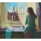 Lesley Banks, TEAPOT AND TEA DRESS, 2007, oil on canvas