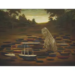 Peter Thomson, PARALYSED, oil on canvas