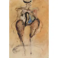 Stephen Goddard, MEXICAN MATADOR, mixed media on paper