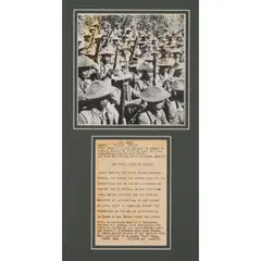 WAR FRONT STUDY by Cecil Beaton, 1944, Gelatin silver print, offered Aug 2025