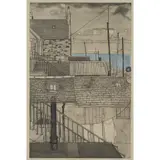 Frances Walker, HARBOUR CHANNEL, ABERDEEN, Etching, 15/40