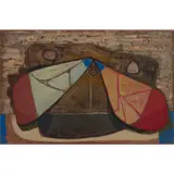 William Crosbie, BUTTERFLY, oil on board