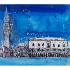 Ann Oram, DOGE'S PALACE, VENICE, watercolour, gouache and ink on paper