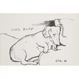 David Hockney, LITTLE BOODGE, 1993, Off-set lithograph, published by 1853 Gallery, Salts Mill, Saltaire, Yorkshire