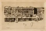Walter Sickert, DIEPPE, THE OLD HOTEL ROYAL, c.1910 (BROMBERG 137), etching