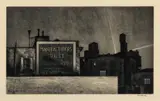 Armin Landeck, MANHATTAN NOCTURNE, 1938;  SIDEING, 1945, drypoint, each signed in the plate (lower left) and signed in pencil (lower right)