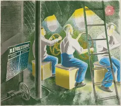 Eric Ravilious, DRIVING CONTROLS NO. 1 - REVOLUTIONS, FROM 'SUBMARINES' PORTFOLIO, 1940-41, lithograph, from the edition of approx. 50, printed by W.S. Cowell, Ipswich, published by the artist