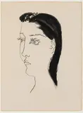 Pablo Picasso, FEMME BRUNE AUX CHEVAUX LISSES, FROM 'VINGT POÈMES DE GONGORA' (BAER 777), 1947, aquatint, from the edition of 275, all unsigned, printed at the Atelier Lacourière, Paris, 1948, published by Les Grands Peintres modernes et le livre, Paris, Manufactured in France