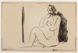 PETIT NU ASSIS AU MIROIR (BLOCH 451; MOURLOT 100), 1947 by Pablo Picasso, lithograph on cream wove paper, 17/50, sold Oct 2025