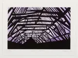 Tony Bevan, VIOLET INTERIOR 2002, etching