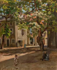 Roger Fry, A SQUARE, FRANCE, 1924, oil on canvas