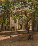 Roger Fry, A SQUARE, FRANCE, 1924, oil on canvas