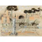 John Piper, HADRIAN'S VILLA I, 1961