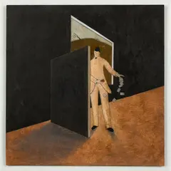 Andrew Lanyon, THE CONJUROR, 1979/80, oil on card