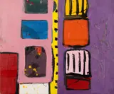 Alan Davie, BOXES FOR JOY, 1963 (OPUS O.237A), oil on canvas