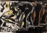 Josef Herman, MINERS, ink, watercolour and gouache on paper