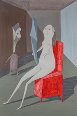 Bruno Capacci, L'ESPÉRANCE, 1975, oil on board